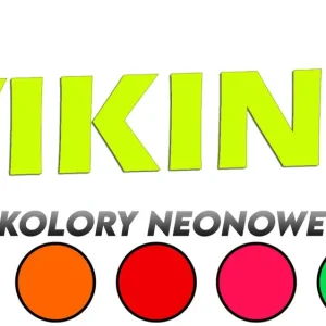 Zamów teraz Wycinana naklejka VIKING NAPIS do Saab Scania Volvo kolory neonowe