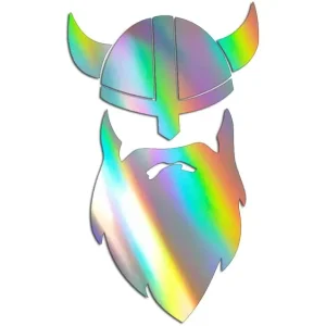 Wysoka jakość Wycinana naklejka WIKING - VIKING SKANDYNAWIA do Scania Volvo holograficzna