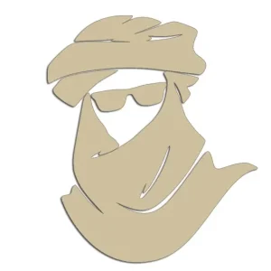 Kup teraz Wycinana naklejka BEDUIN - NOMADA - AFRYKA beżowa - J and A