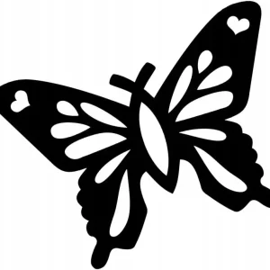 NAKLEJKA NA AUTO SZYBĘ MOTYL PAŹ Nowość