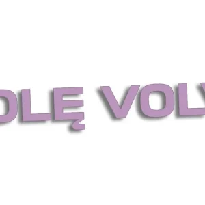 Wycinana naklejka WOLĘ VOLVO liliowa - J and A Szybka dostawa