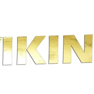 Wycinana naklejka VIKING NAPIS do Saab Scania Volvo złoty chrom Zamów teraz