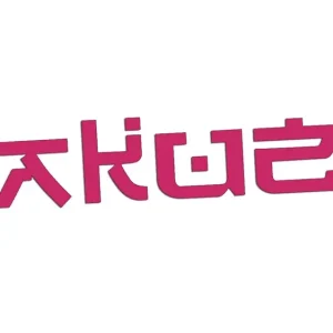 Wycinana naklejka YAKUZA - NAPIS - JAPAN - JAPONIA różowa - J and A Nowość