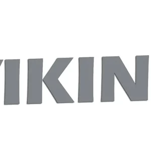 Rabat Wycinana naklejka VIKING NAPIS do Saab Scania Volvo szara - J and A