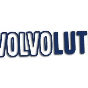 Wycinana naklejka REVOLVOLUTION do Volvo granatowa - J and A Rabat