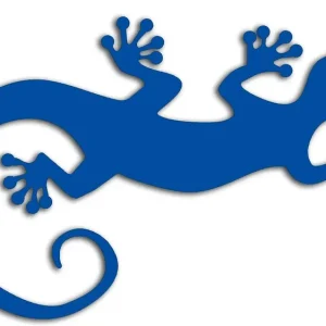 Wycinana naklejka JASZCZURKA - GEKON niebieska - J and A Niska cena