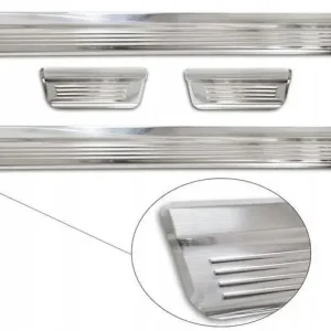 Wysoka jakość Nakładki progowe Nissan Micra 5 (Stal)