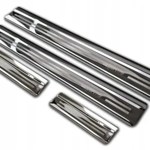 Nakładki progowe do Honda Civic X (Czarne-Lustro) Autentyczny