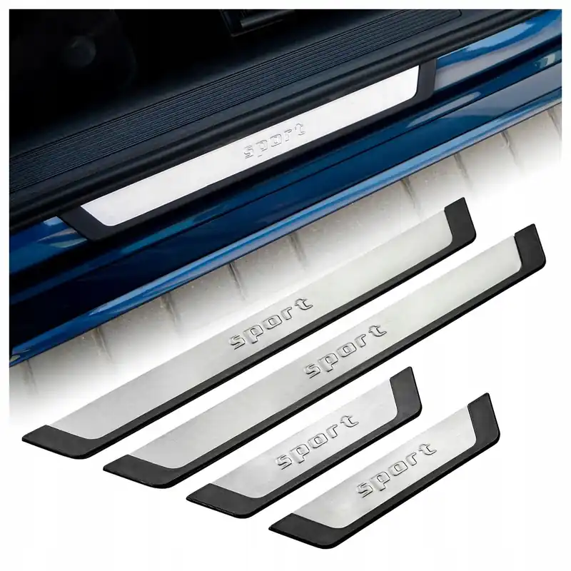 Nakładki ochronne na progi listwy progowe do SKODA RAPID SPACEBACK 2013- HB Oferta limitowana