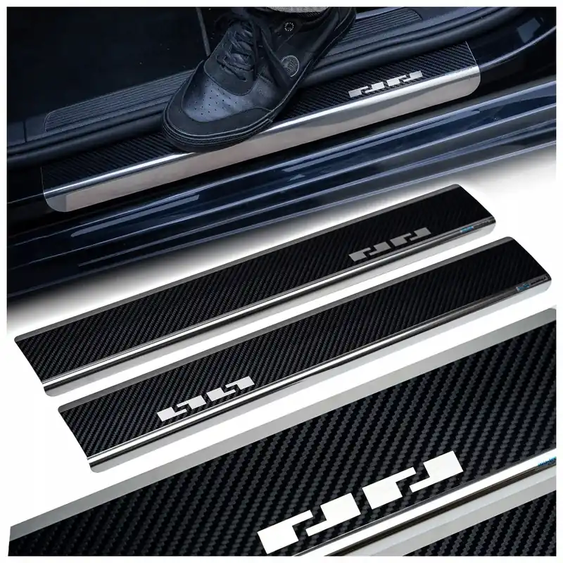 Oryginalny Nakładki listwy ochronne na progi przednie do PEUGEOT BIPPER I 2007-2015