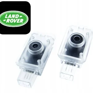 Zestaw Logo LED Projektor Lampka HD+ Oświetlenie Drzwi Auta Land Rover Darmowa dostawa