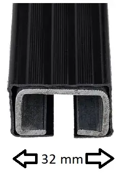 Oferta limitowana Amos Belki Stalowe Bagażnika Dachowego 1,3 M (Kpl 2 Szt.)