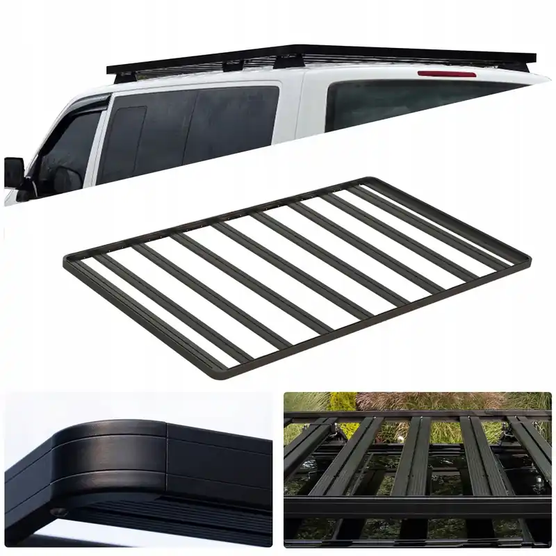 Platforma dachowa 2,8 m bagażnik do VW MULTIVAN T6 2015-2019 | DŁUGI Zwrot pieniędzy