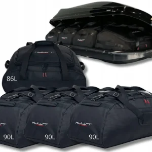 Najlepsza cena Zestaw toreb KJUST torby do boxa dachowego bagażnika SEAT 000071200AB 420L