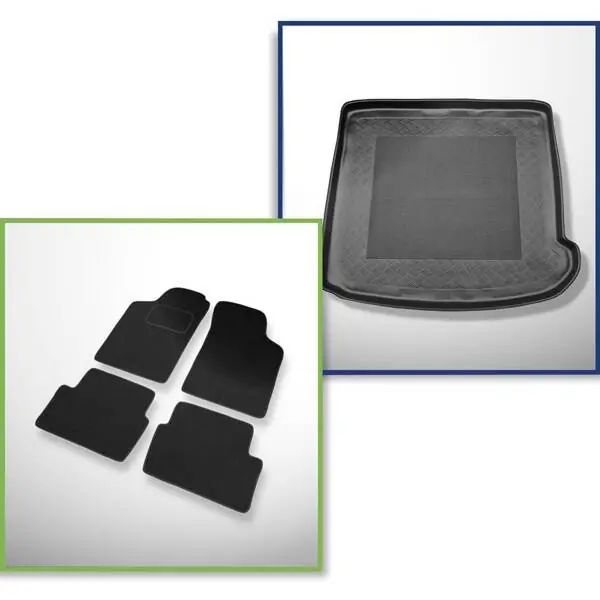 Zwrot pieniędzy Zestaw: dywaniki filcowe + mata do bagażnika do Renault Laguna I (1994-12.2000)