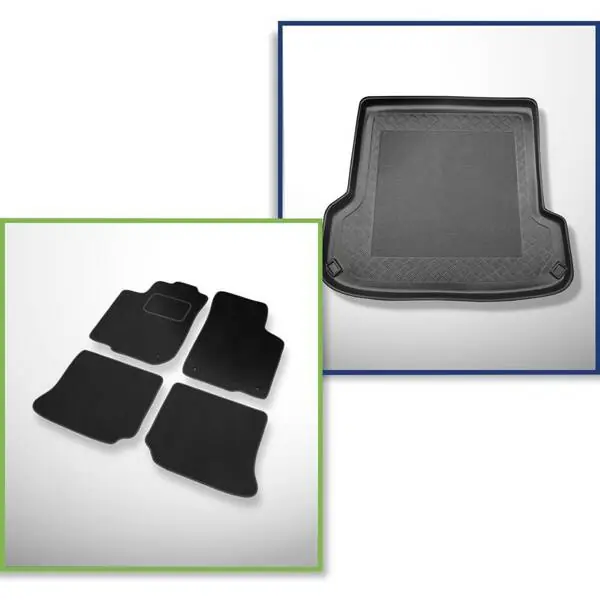 Zestaw: dywaniki welurowe + mata do bagażnika do Skoda Octavia I 1U (1998-2004) Kup teraz