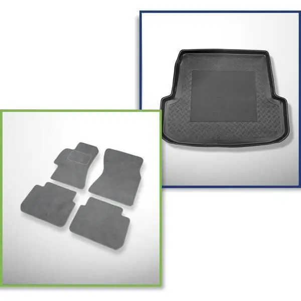 Zestaw: dywaniki welurowe + mata do bagażnika do Subaru Legacy IV BP (2003-2009) Ostatnia szansa
