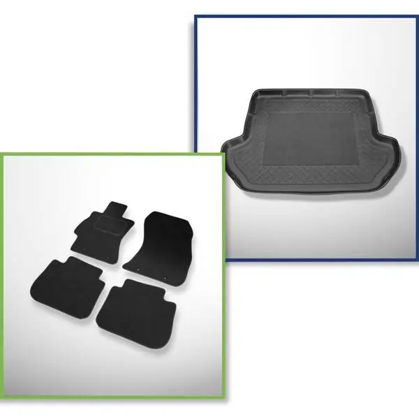 Kup teraz Zestaw: dywaniki filcowe + mata do bagażnika do Subaru Legacy V BR (2009-2014)