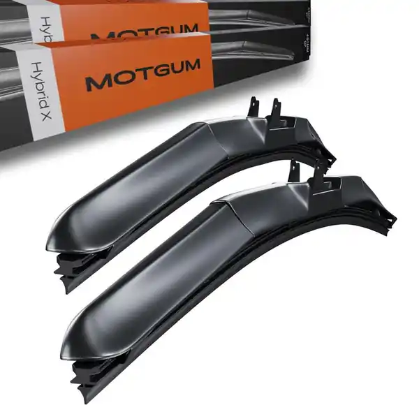 Wycieraczki samochodowe na przednią szybę do Seat Ibiza III Hatchback (02.2006-11.2009) - pióra wycieraczek - Motgum - pióra Hybrid X Autentyczny