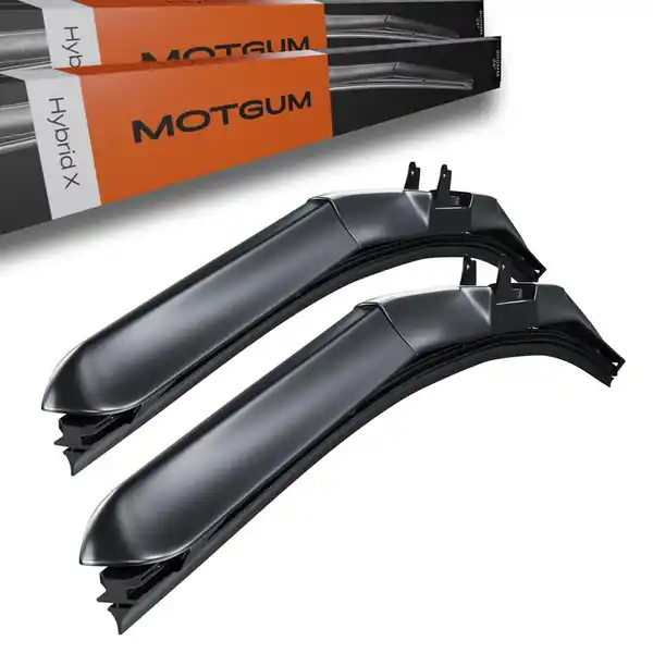 Wycieraczki samochodowe na przednią szybę do Volkswagen Amarok Pick-Up (05.2012-2021) - pióra wycieraczek - Motgum - pióra Hybrid X Oryginalny