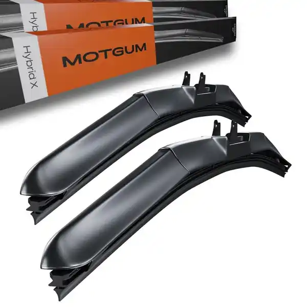 Wycieraczki samochodowe na przednią szybę do Peugeot 605 Sedan (06.1989-05.1999) - pióra wycieraczek - Motgum - pióra Hybrid X Wyprzedaż