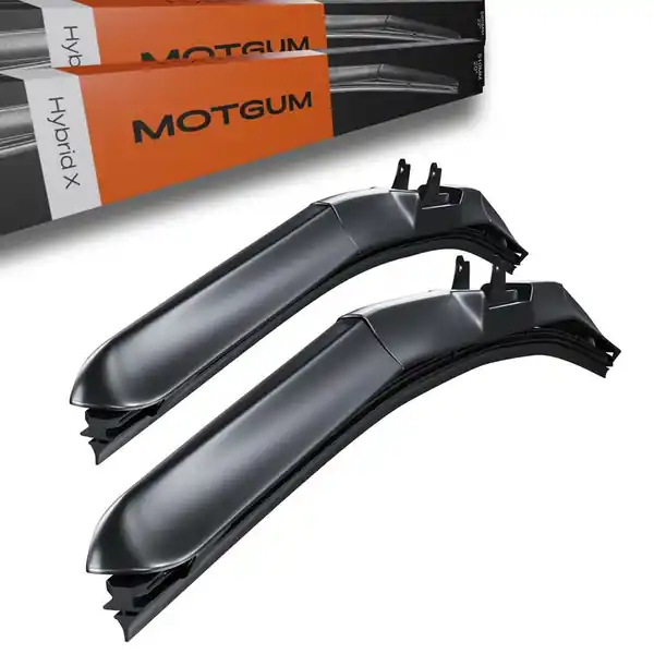 Kup teraz Wycieraczki samochodowe na przednią szybę do Subaru Outback II Kombi (10.1998-06.2003) - pióra wycieraczek - Motgum - pióra Hybrid X