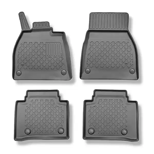 Dywaniki TPE do Mercedes-Benz EQS V297 Sedan (09.2021-....) - korytkowe dywaniki samochodowe - Aristar - Guardliner - komplet - 4 szt. Popularny