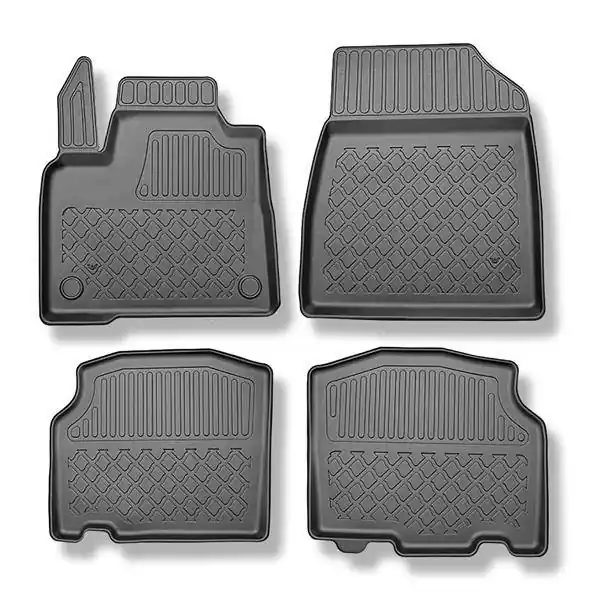 Dywaniki TPE do Nissan Townstar Kombi (01.2022-....) - korytkowe dywaniki samochodowe - Aristar - Guardliner - krótki i długi rozstaw osi; nie do wersji elektrycznej - komplet - 4 szt. Oryginalny
