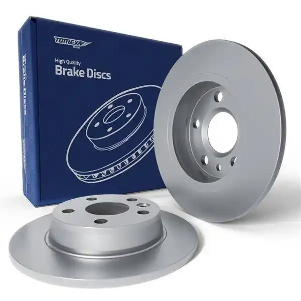 Rabat 2x Tarcze hamulcowe do Seat Alhambra I Minivan (1996-2010) - pełne - 268mm - Tomex - TX 70-16 (oś tylna)