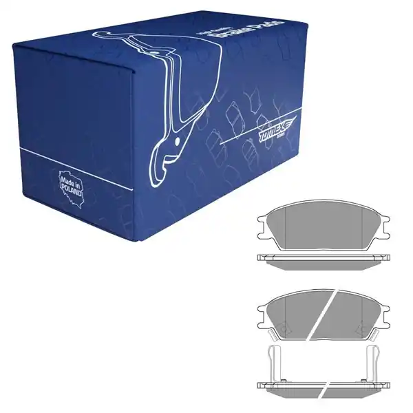 Wysoka jakość Klocki hamulcowe do Hyundai Getz Hatchback (2001-2011) - Tomex - TX 11-05 (oś przednia)