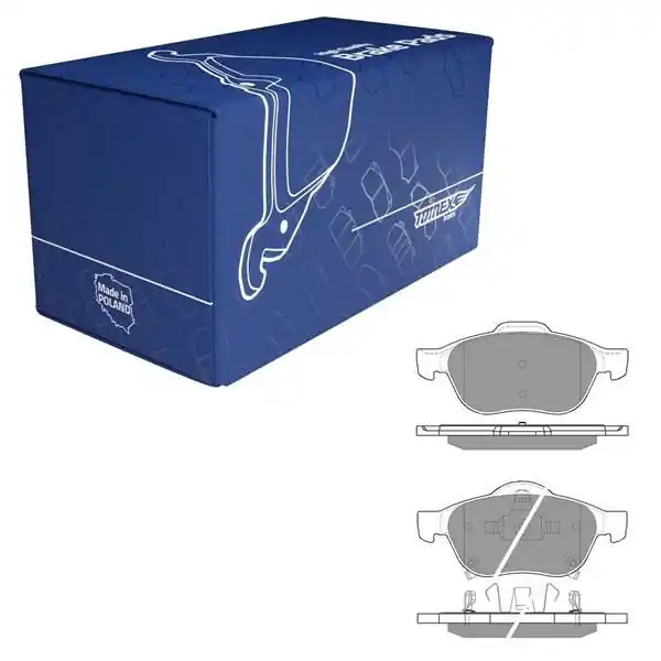 Zamów teraz Klocki hamulcowe do Toyota Avensis I Kombi, Liftback, Sedan (2001-2003) - Tomex - TX 13-64 (oś przednia)