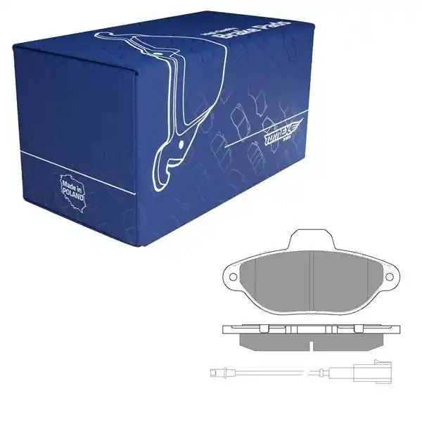 Niska cena Klocki hamulcowe do Ford Ka II Hatchback (2008-2016) - Tomex - TX 15-96 (oś przednia)