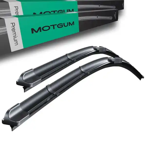Wycieraczki samochodowe na przednią szybę do BMW i8 I12 Coupe, Roadster (06.2014-06.2020) - pióra wycieraczek - Motgum - pióra płaskie Premium Autentyczny