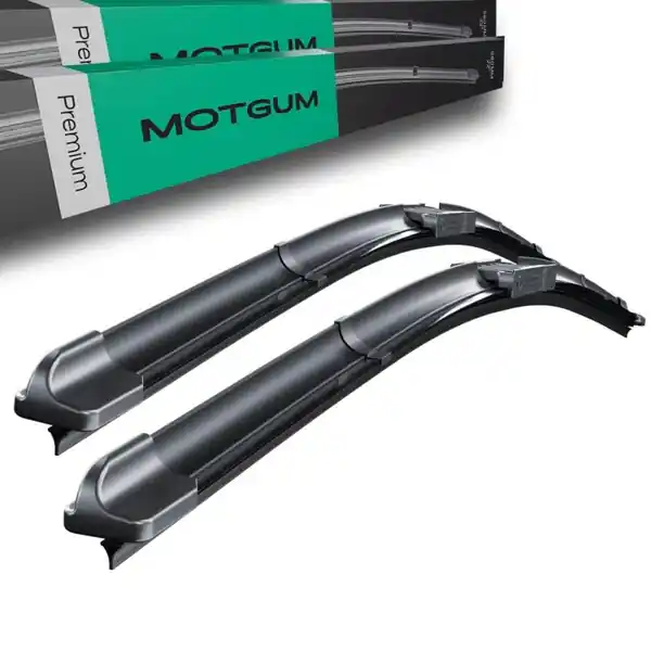 Wycieraczki samochodowe na przednią szybę do Dodge Challenger III Sedan (2007-....) - pióra wycieraczek - Motgum - pióra płaskie Premium Nowość