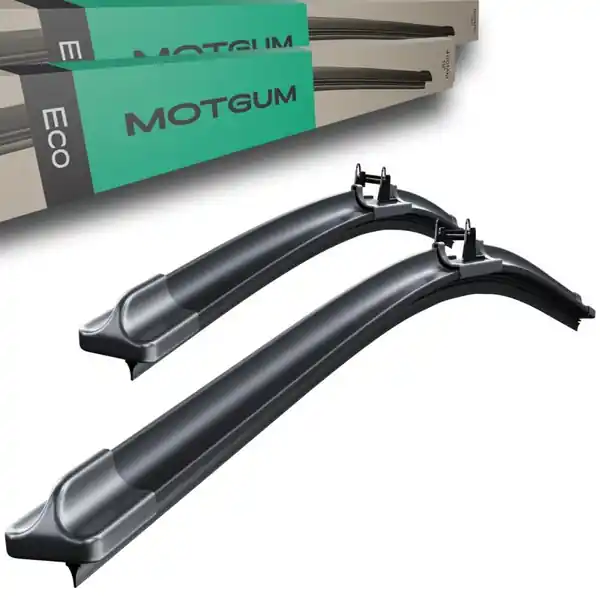 Promocja Wycieraczki samochodowe na przednią szybę do Volkswagen T-Roc SUV (07.2017-12.2021) - pióra wycieraczek - Motgum - pióra płaskie ECO