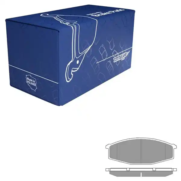 Zwrot pieniędzy Klocki hamulcowe do Nissan Patrol III SUV (1986-1998) - Tomex - TX 11-56 (oś przednia)