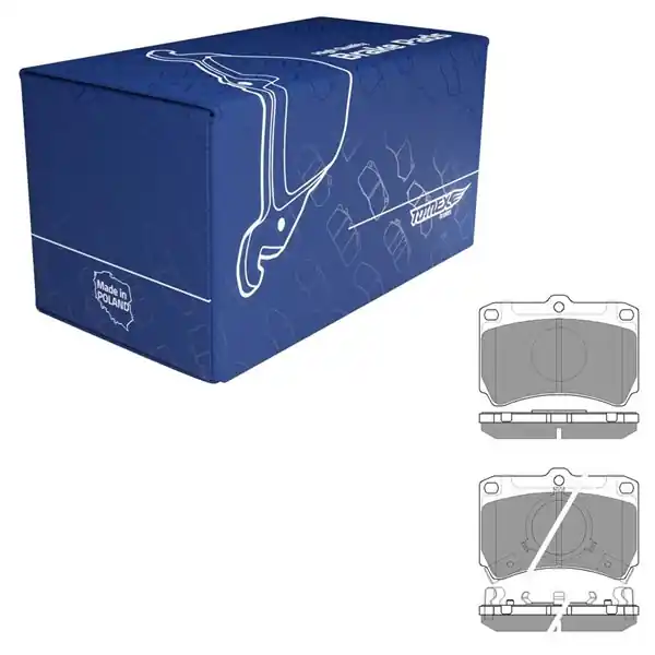 Wysoka jakość Klocki hamulcowe do Mazda 323 III Hatchback, Kombi (1985-1998) - Tomex - TX 11-77 (oś przednia)