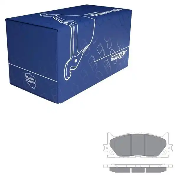 Szybka dostawa Klocki hamulcowe do Toyota Camry VI Sedan (2006-2014) - Tomex - TX 17-59 (oś przednia)