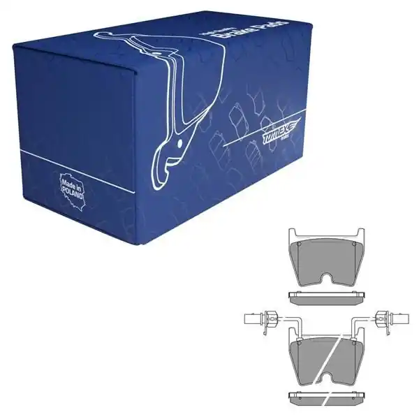 Premium Klocki hamulcowe do Audi A6 C5 Avant, Sedan (2002-2005) - Tomex - TX 17-99 (oś przednia)