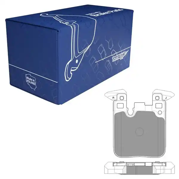 Popularny Klocki hamulcowe do BMW Seria 1 F20 Hatchback (2011-2019) - Tomex - TX 18-47 (oś tylna)
