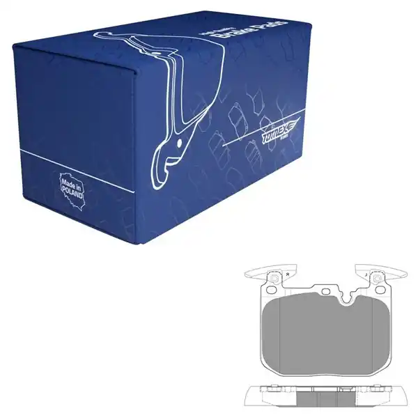 Premium Klocki hamulcowe do BMW i8 Coupe (2014-2015) - Tomex - TX 18-49 (oś przednia)