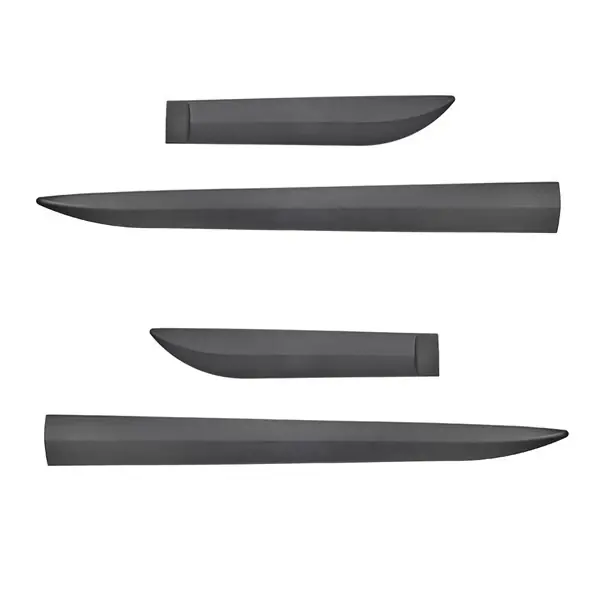 Czarne listwy boczne do Mitsubishi Outlander II SUV (2006-2013) - długość listew: 935 mm; 620 mm - Rider Nowość