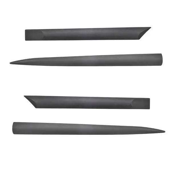 Czarne listwy boczne do Nissan Note II Hatchback (2013-2016) - Rider Autentyczny