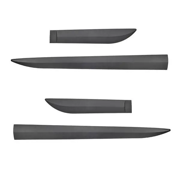 Popularny Czarne listwy boczne do Toyota RAV4 III SUV (2006-2010) - długość listew: 935 mm; 620 mm - Rider