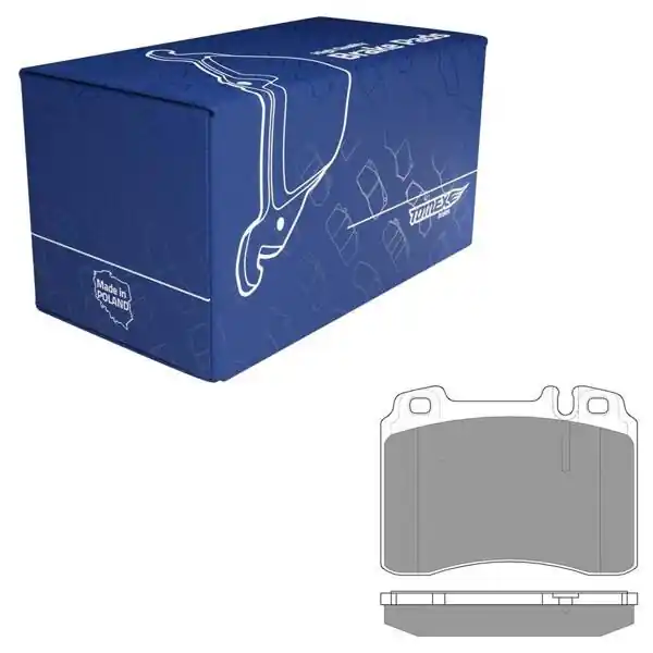 Klocki hamulcowe do Mercedes-Benz 190 W201 Sedan (1990-1993) - Tomex - TX 12-71 (oś przednia) Oryginalny