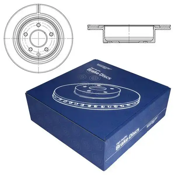 Rabat 2x Tarcze hamulcowe do Nissan X-Trail I SUV (2001-2013) - wentylowane - 292mm - Tomex - TX 71-72 (oś tylna)