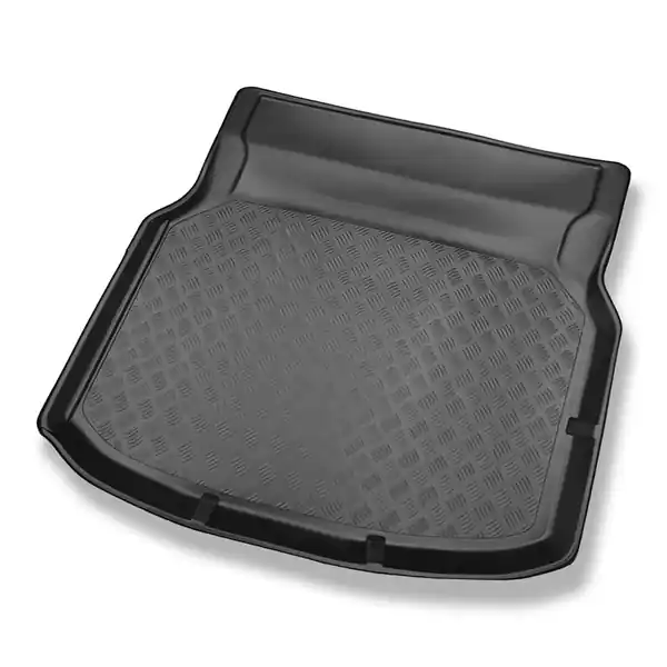Szybka dostawa Mata do bagażnika do Mercedes-Benz Klasa C W204 Coupe, Limuzyna (04.2007-12.2015) - antypoślizgowa - samochodowy dywanik bagażnika - Aristar - Basic - tylne siedzenia rozkładane; bez lewej wnęki