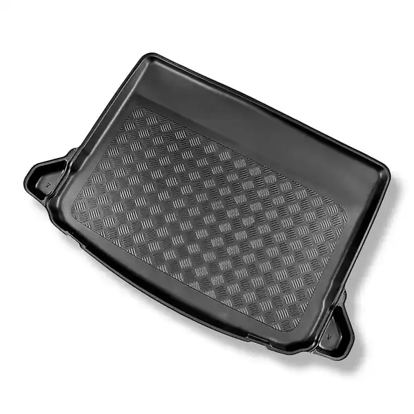 Tani Mata do bagażnika do Mercedes-Benz Klasa A W177 Hatchback (05.2018-....) - antypoślizgowa - samochodowy dywanik bagażnika - Aristar - Basic - wnęki usuwalne w modelach z bocznymi siatkami; nie do wersji hybrydowej