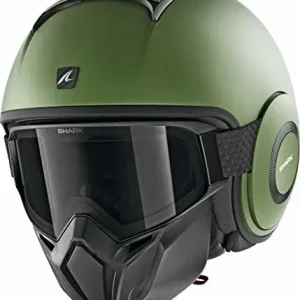 Oferta Shark Kask motocyklowy Street Drak Blank Mat GMA, Grun, XS HE3306EGMAXS