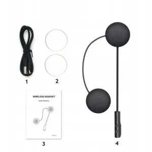 Zamów teraz SŁUCHAWKI BLUETOOTH KASK MOTOCYKL DO KASKU MUZYKA ZESTAW SŁUCHAWKOWY